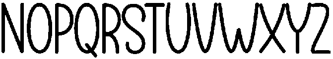 Honey Handmade Regular otf (400) Font UPPERCASE