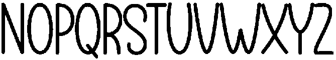 Honey Handmade Regular otf (400) Font LOWERCASE