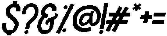 Honey Italic otf (400) Font OTHER CHARS