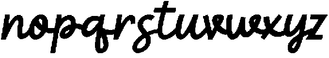 Honey Italic otf (400) Font LOWERCASE
