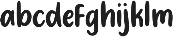 Honey Jelly otf (400) Font LOWERCASE