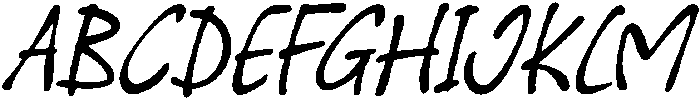 Honey La Joy Italic otf (400) Font UPPERCASE