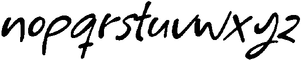 Honey La Joy Italic otf (400) Font LOWERCASE