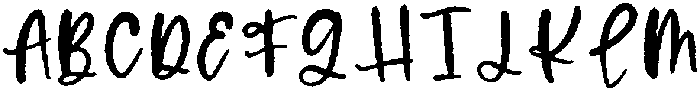 Honey Market Script Regular otf (400) Font UPPERCASE