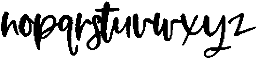 Honey Market Script Regular otf (400) Font LOWERCASE