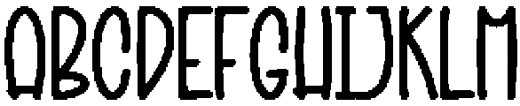 Honey Moon Regular otf (400) Font UPPERCASE