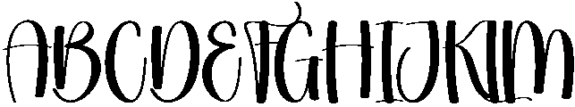Honey Regular otf (400) Font UPPERCASE