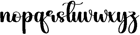 Honey Regular otf (400) Font LOWERCASE