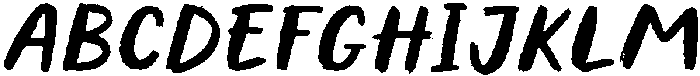 Honey Regular otf (400) Font UPPERCASE