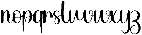 Honey Regular otf (400) Font LOWERCASE