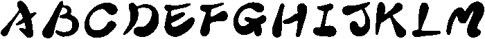 Honey Regular otf (400) Font UPPERCASE
