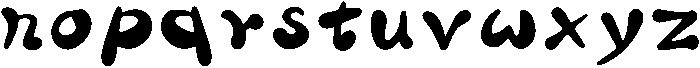 Honey Regular otf (400) Font LOWERCASE