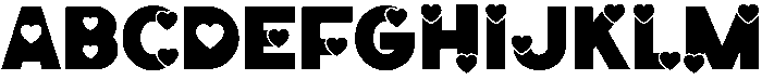 Honey Regular otf (400) Font UPPERCASE