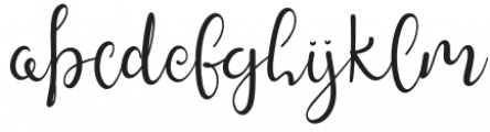 Honey Regular otf (400) Font LOWERCASE