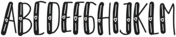 Honey Taste Love otf (400) Font UPPERCASE