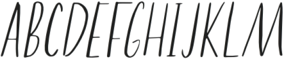 HoneyBell - Sans Serif - Italic otf (400) Font UPPERCASE