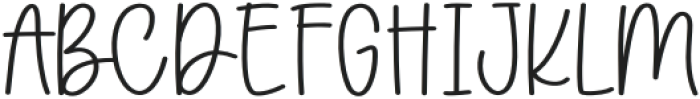 HoneyLane-Regular otf (400) Font UPPERCASE