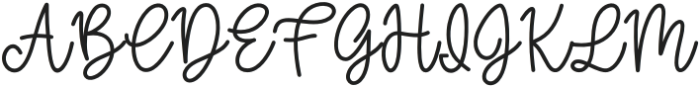 HoneyPear-Regular otf (400) Font UPPERCASE