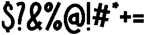 HoneySugar-Regular otf (400) Font OTHER CHARS