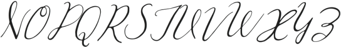 Honeybell Script - Broken Script - Italic otf (400) Font UPPERCASE