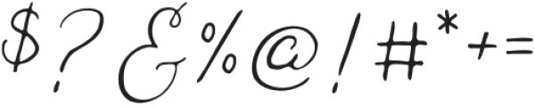 Honeybell Script - Broken Script - Regular otf (400) Font OTHER CHARS