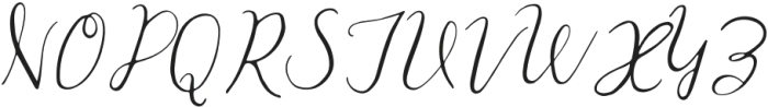 Honeybell Script - Regular otf (400) Font UPPERCASE