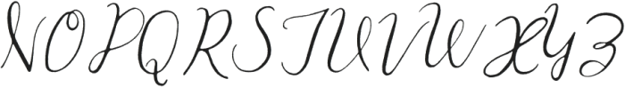 Honeybell Script - Rough otf (400) Font UPPERCASE