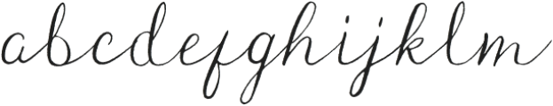 Honeybell Script - Rough otf (400) Font LOWERCASE
