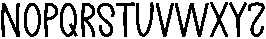 Honeydew Regular otf (400) Font UPPERCASE