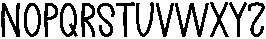 Honeydew Regular otf (400) Font LOWERCASE