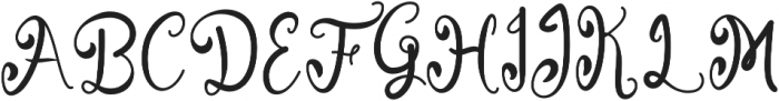 Honeydo otf (400) Font UPPERCASE