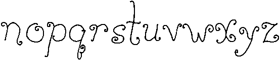 Honeylark Bold Regular otf (700) Font LOWERCASE