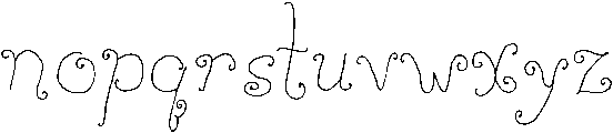 Honeylark Regular otf (400) Font LOWERCASE