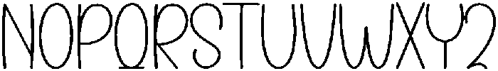 Honeymoon Regular otf (400) Font LOWERCASE