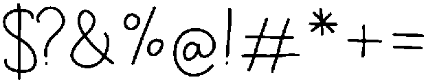 Honeymoon Regular otf (400) Font OTHER CHARS