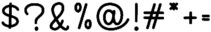 Honeymoon Regular otf (400) Font OTHER CHARS