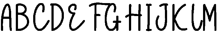Honeymoon Regular otf (400) Font UPPERCASE