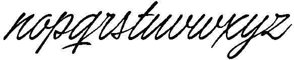 Honeymoon otf (400) Font LOWERCASE