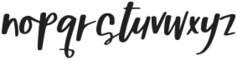 Honeymooner Script Regular otf (400) Font LOWERCASE