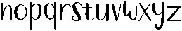 Honeyquill otf (400) Font LOWERCASE