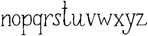 Honeywell Serif Regular otf (400) Font LOWERCASE