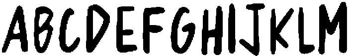 Hongb Regular ttf (400) Font UPPERCASE
