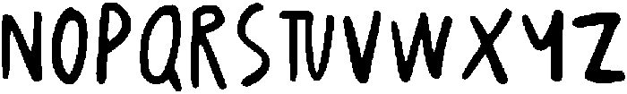 Hongb Regular ttf (400) Font UPPERCASE