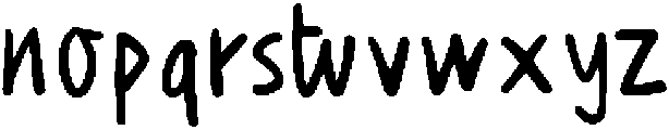 Hongb Regular ttf (400) Font LOWERCASE