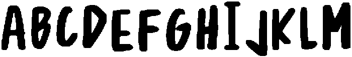 Hongb_bold Regular ttf (700) Font UPPERCASE
