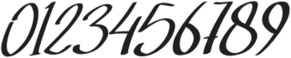 Hongkong Script Italic Regular otf (400) Font OTHER CHARS