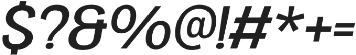 Honking Italic otf (400) Font OTHER CHARS