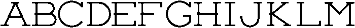 Honor Display otf (400) Font UPPERCASE
