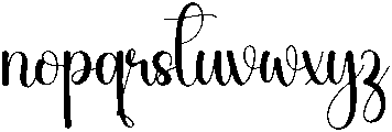 Hoodie Regular otf (400) Font LOWERCASE