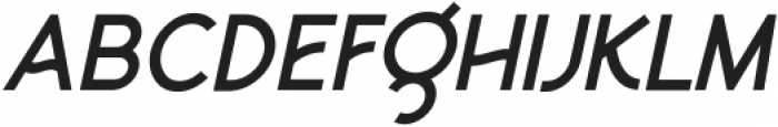 Hoogy Italic ttf (400) Font LOWERCASE